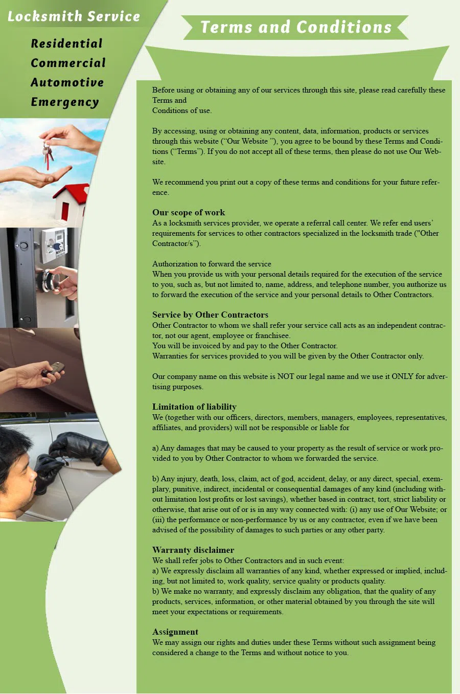 Chester PA Locksmith Store Chester, PA 484-246-5207 - terms-and-condition-c-22